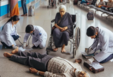 Photo of मुंबई बुकिंग के बाद भी एयरपोर्ट पर नहीं मिली व्हीलचेयर, 1.5 किलोमीटर पैदल चलकर आया बुजुर्ग काउंटर पर गिरा, मौत