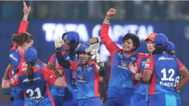 Photo of नईदिल्ली ,डब्ल्यूपीएल: दिल्ली कैपिटल्स ने आरसीबी को 1 रन से हराया, प्लेऑफ में पहुंची