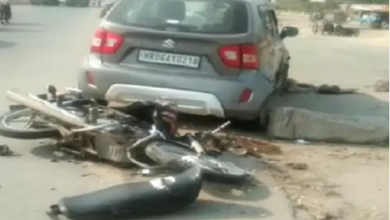 Photo of कार की टक्कर से बाइक सवार एक की मौत